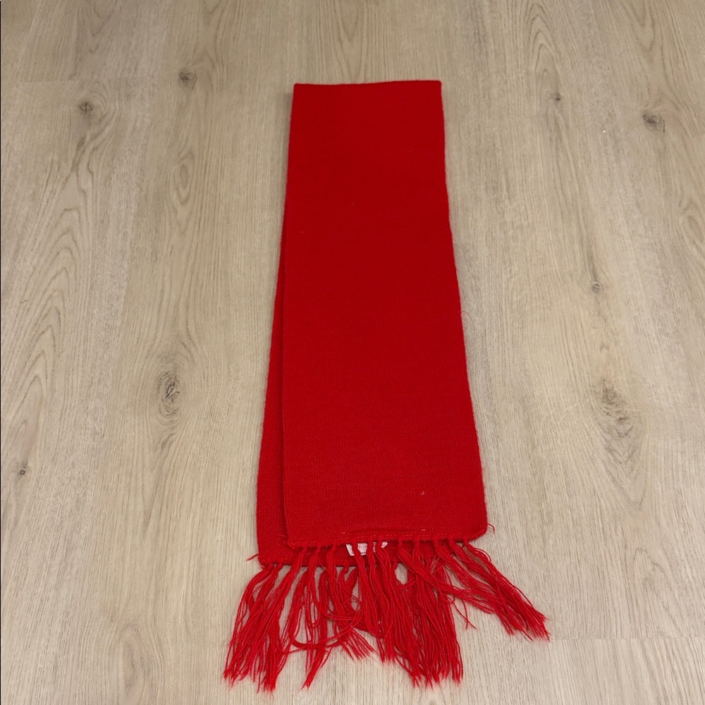 Vintage Arkansas Razorbacks Red Scarf - Picture 4 of 4